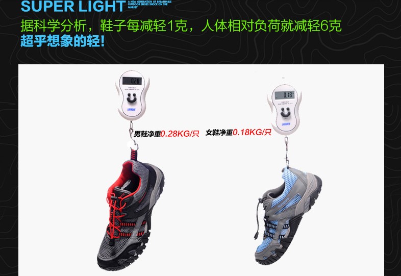 รองเท้าเดินป่าขี่จักรยาน AUUPGO รุ่น 13-03 สีเทาดำ