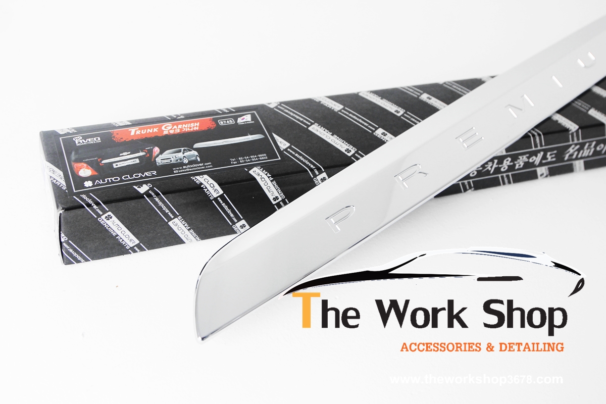 Trunk Garnish for Sonic 4 door ( โครเมี่ยมแต่งเหนือป้ายทะเบียน )