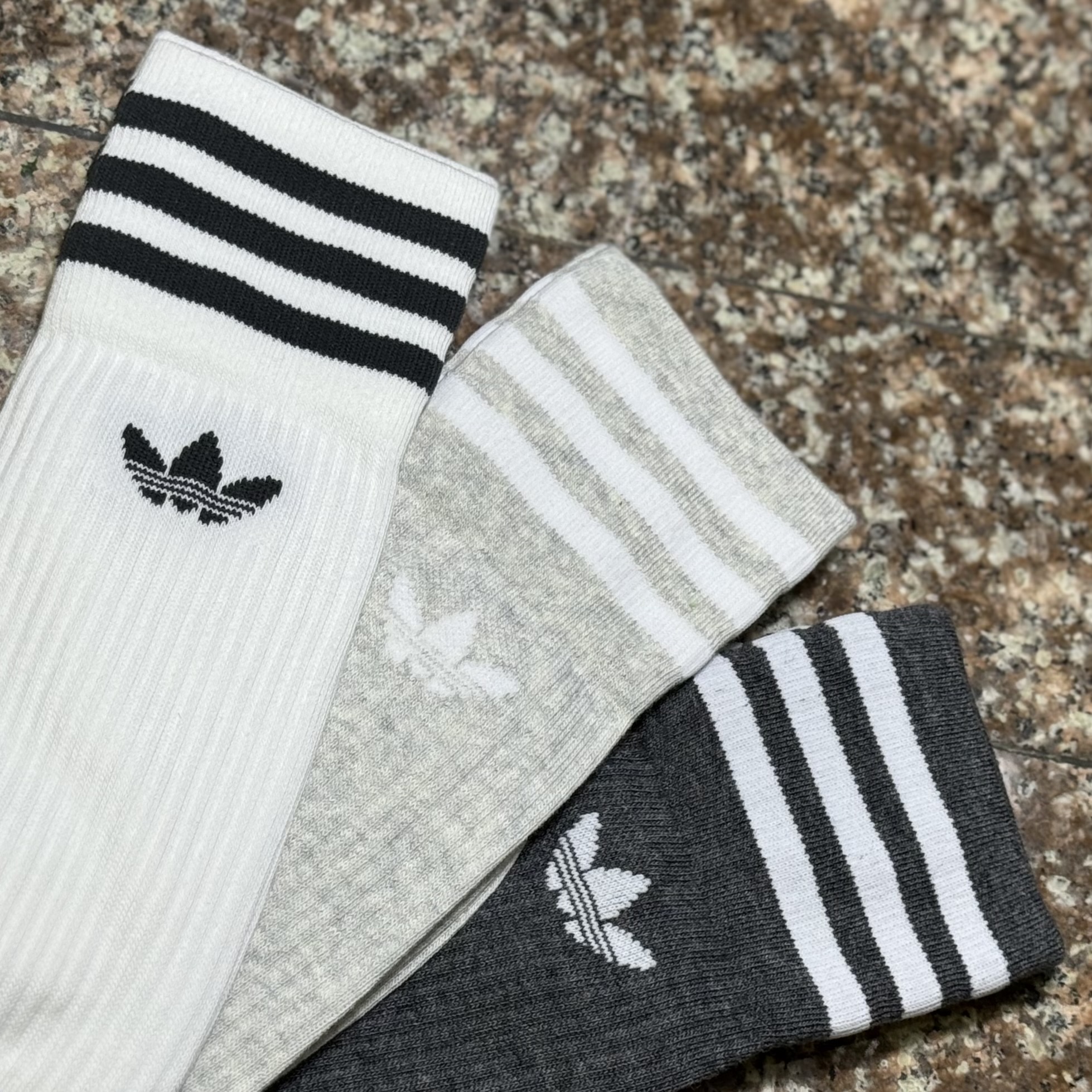ถุงเท้า Adidas Originals Symbol Crew Socks (L) #แพค3คู่