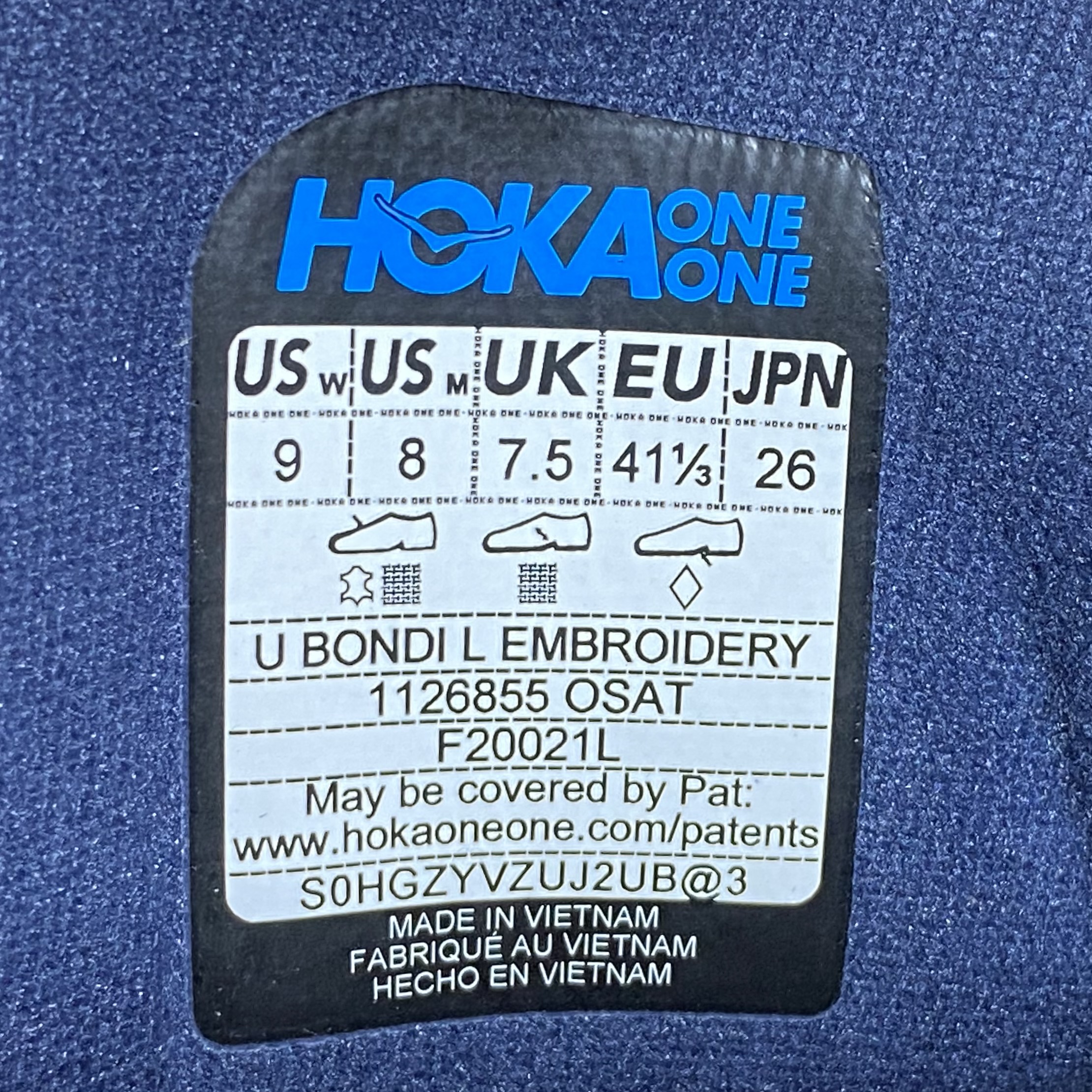 รองเท้า HOKA Bondi L Suede Embroidery ‘EXCLUSIVE’ #มือ2 (M8US)