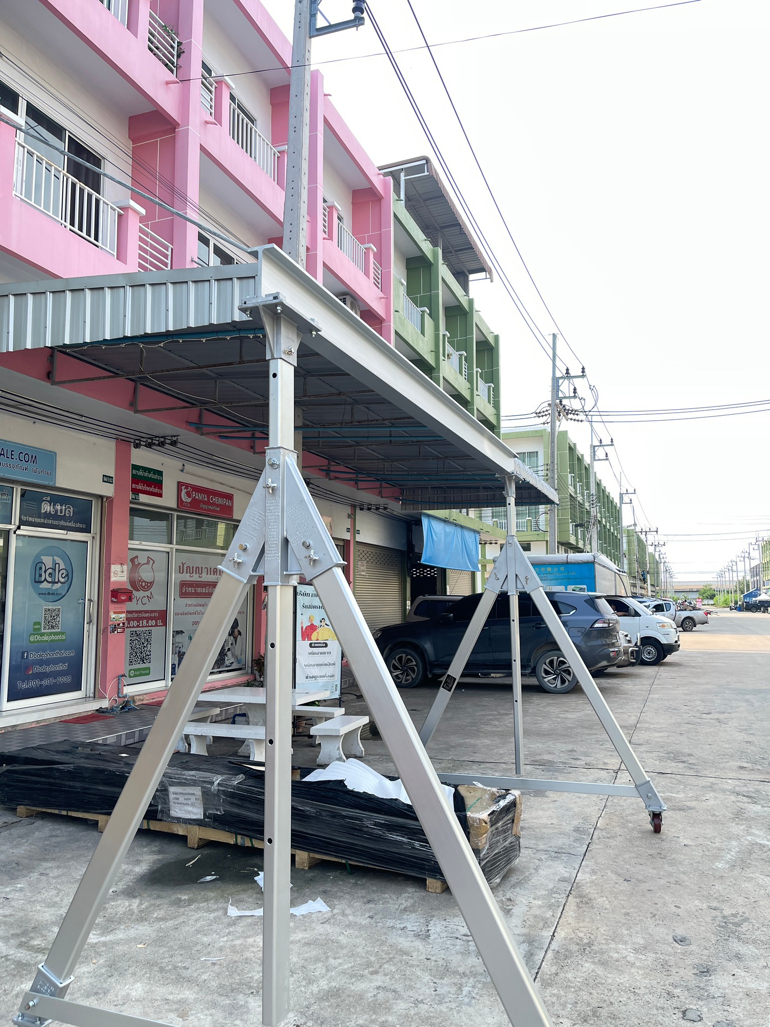 เครน KLD ทรง A ถอดแยกประกอบได้ ปรับสูงได้ 0.5t/1t/2t (เฉพาะเครน)