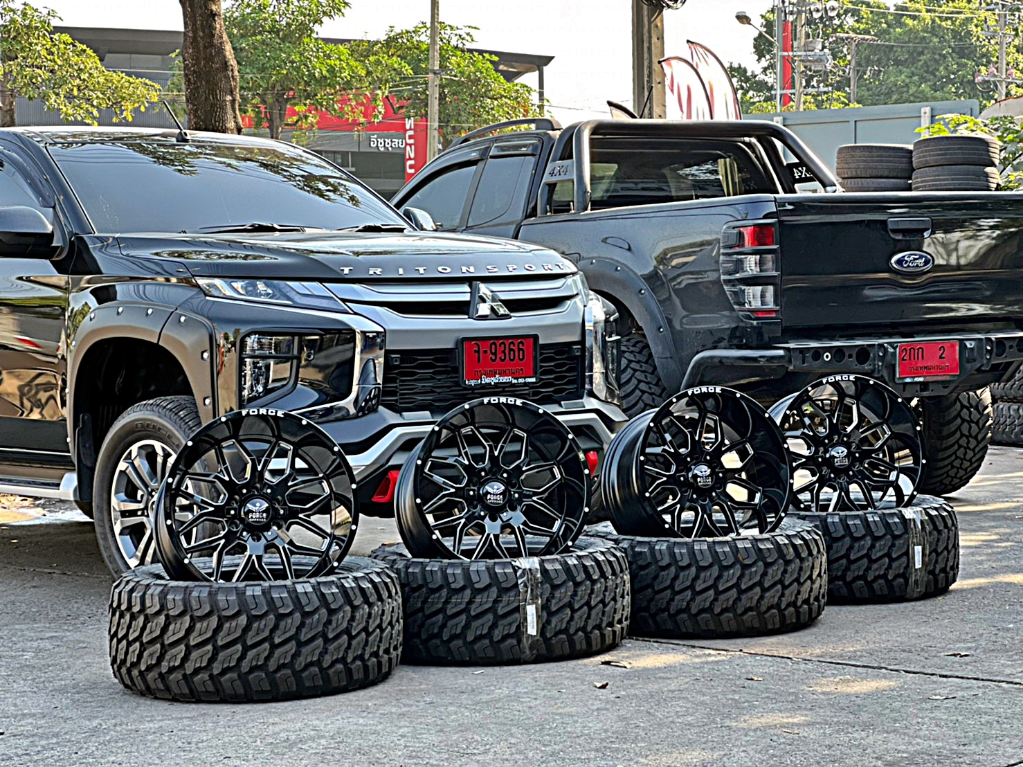 TRITON ทรงเมกา ล้อ FORCE ที่ STEP9