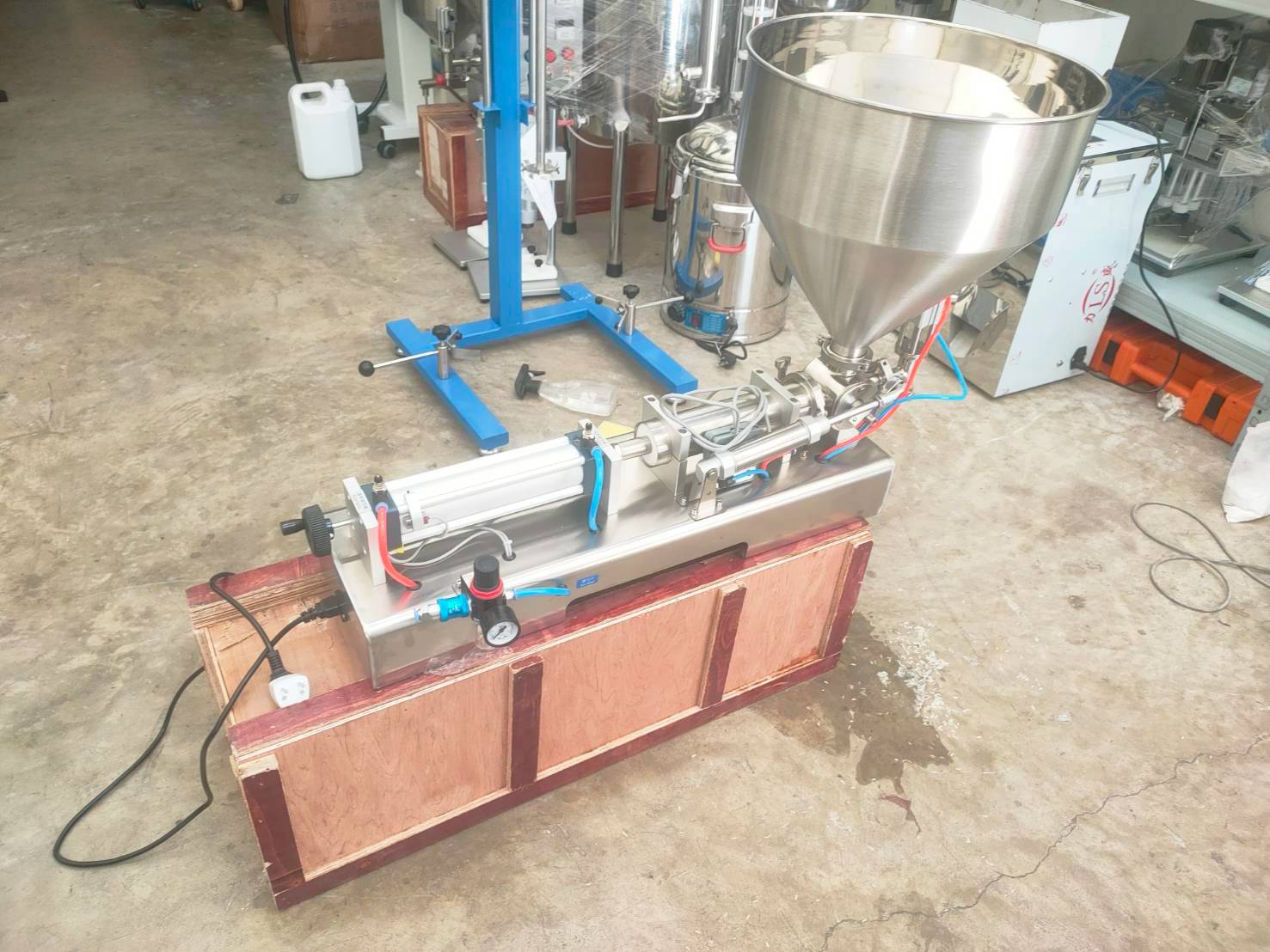 เครื่องบรรจุของเหลวแบบแนวนอน ครีม ซอสอาหาร ซอสมะเขือ G1WTD