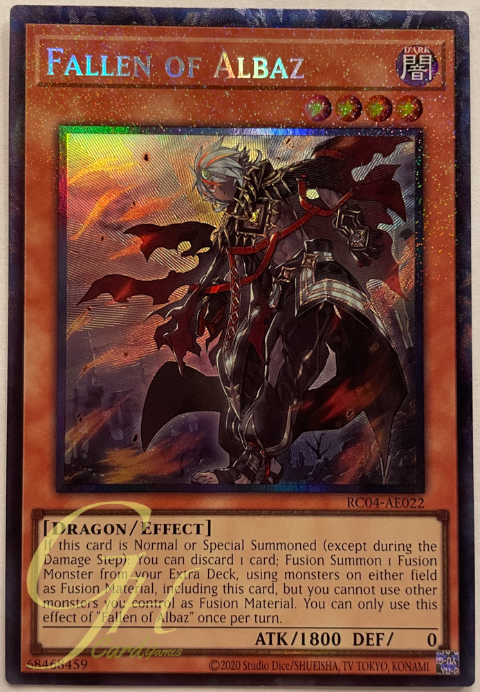 Yugioh [RC04-AE022] Fallen of Albaz (Collector's Rare)