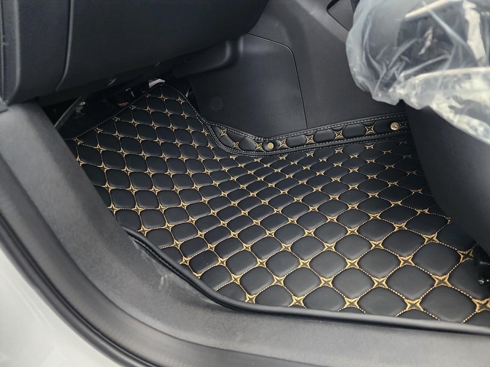 พรมปูพื้นรถยนต์ 6D OMODA C5 EV พรม6D VIP QJ โอโมดา ซี5 ลายสตาร์ แบบหนาพิเศษ เข้ารูป เต็มคัน