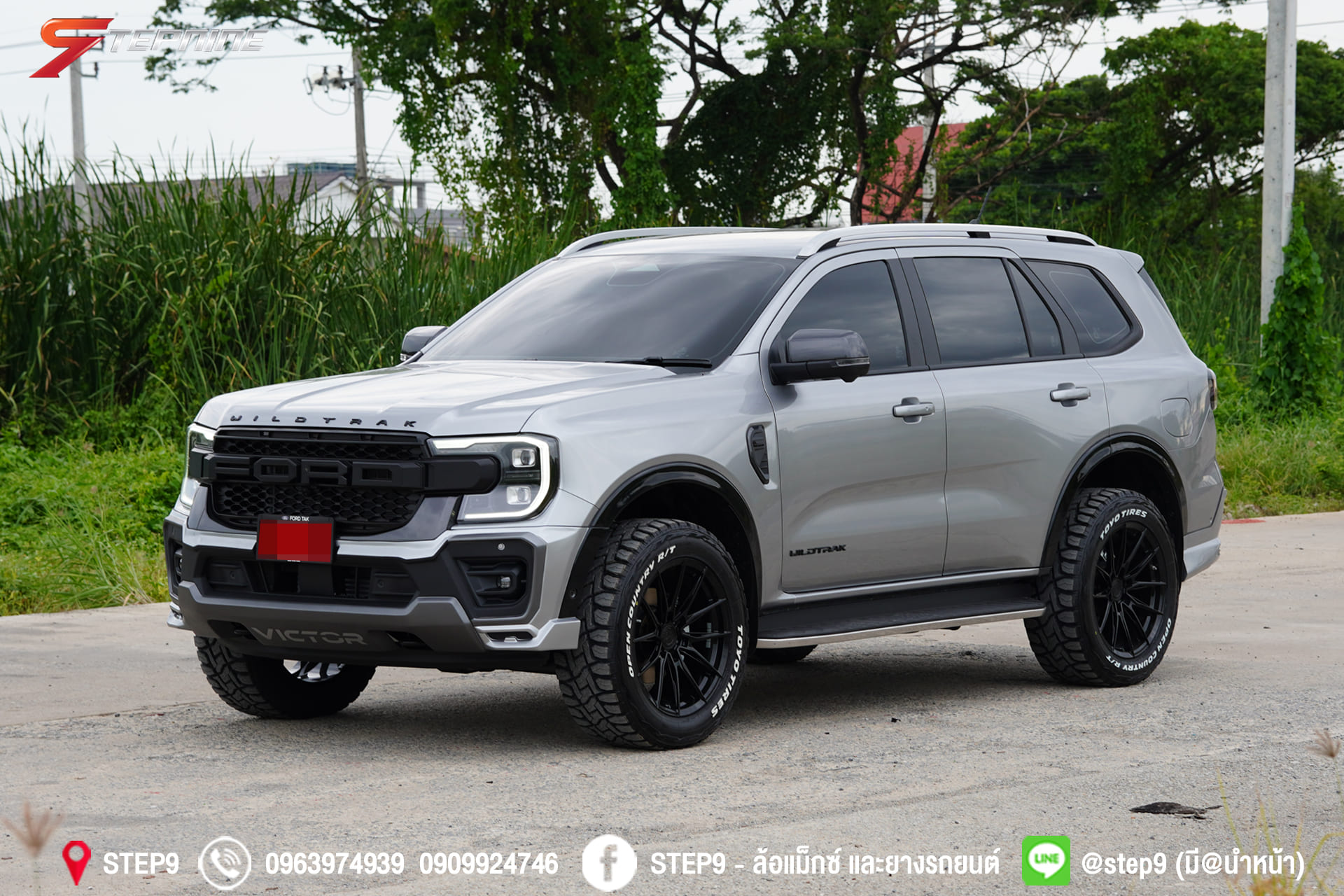 FORD EVEREST NEXT-GEN ป้ายแดงจากศูนย์ จัดทรงมาเฟีย ล้อแท้พร้อมยาง สเต็ปนี้ งบ 1 แสน มีทอน !