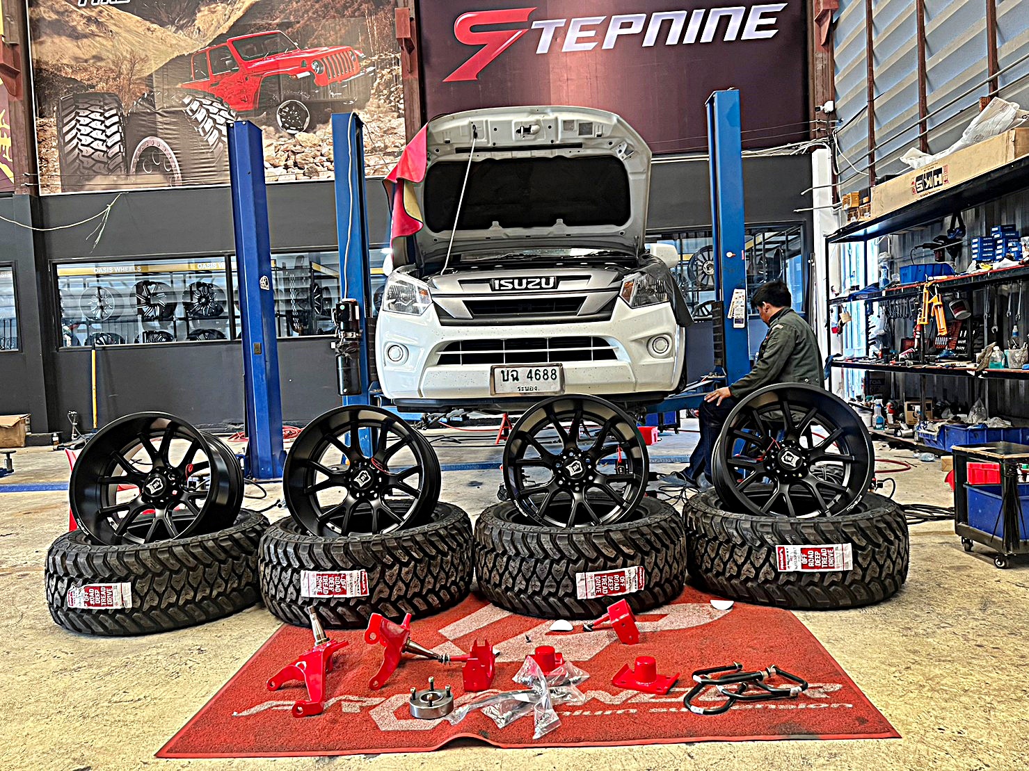 D-MAX ตัวเตี้ย ทำให้เป็นตัวสูง ทรงเมกา