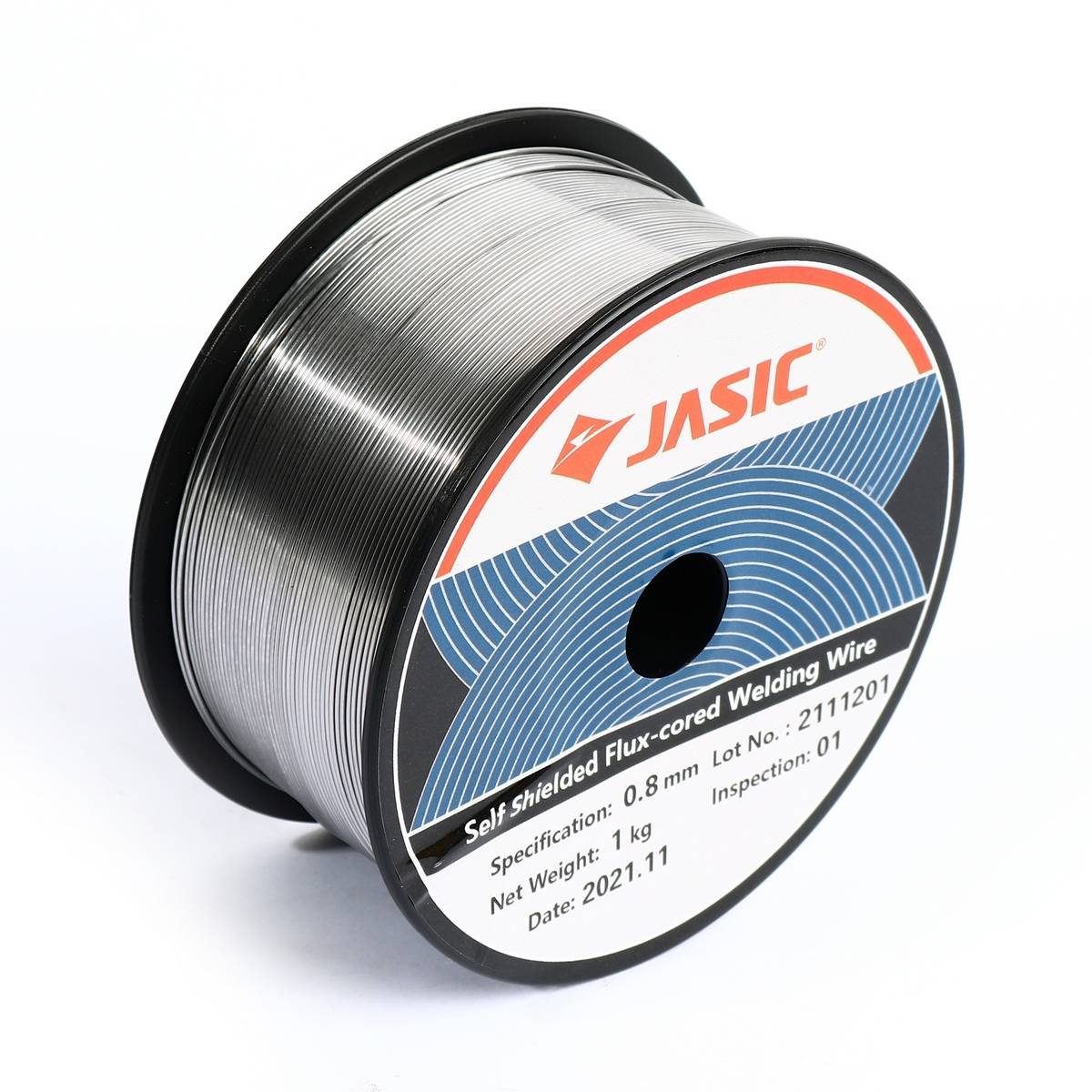 JASIC ลวดเชื่อม E71T-GS MIG ไม่ใช้แก๊ส (1 กก.) JASIC ขนาด 0.8 มิลลิเมตร