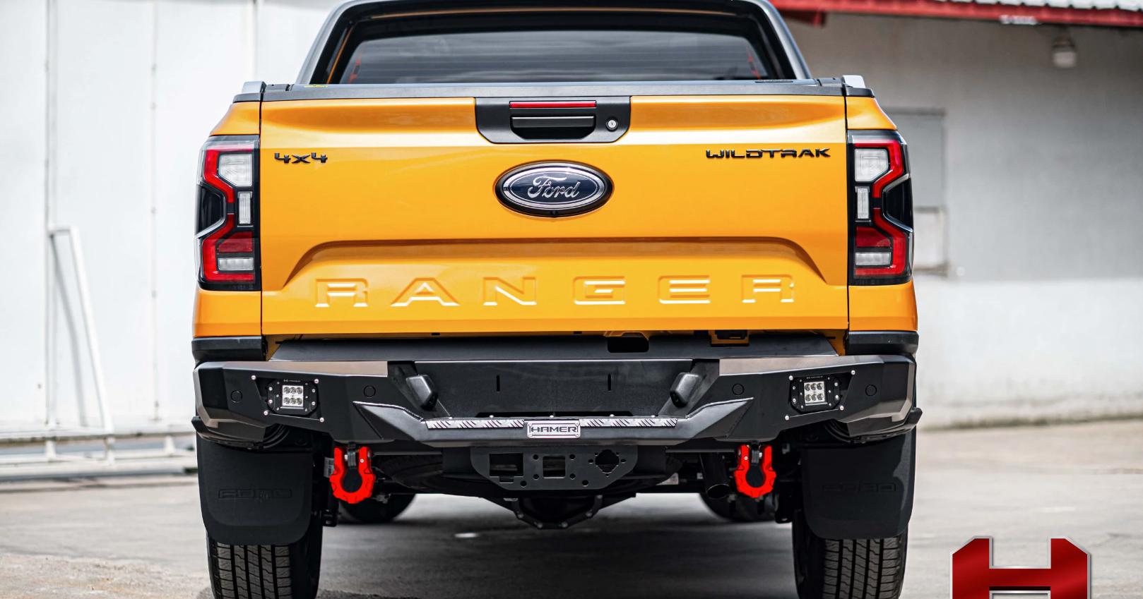 กันชนหลังรุ่น NOVA SERIES ของรถ FORD RANGER XLT / WILDTRAK NEXT GEN 2022+ FOR FORD RANGER XLT / WILDTRAK NEXT GEN 2022+