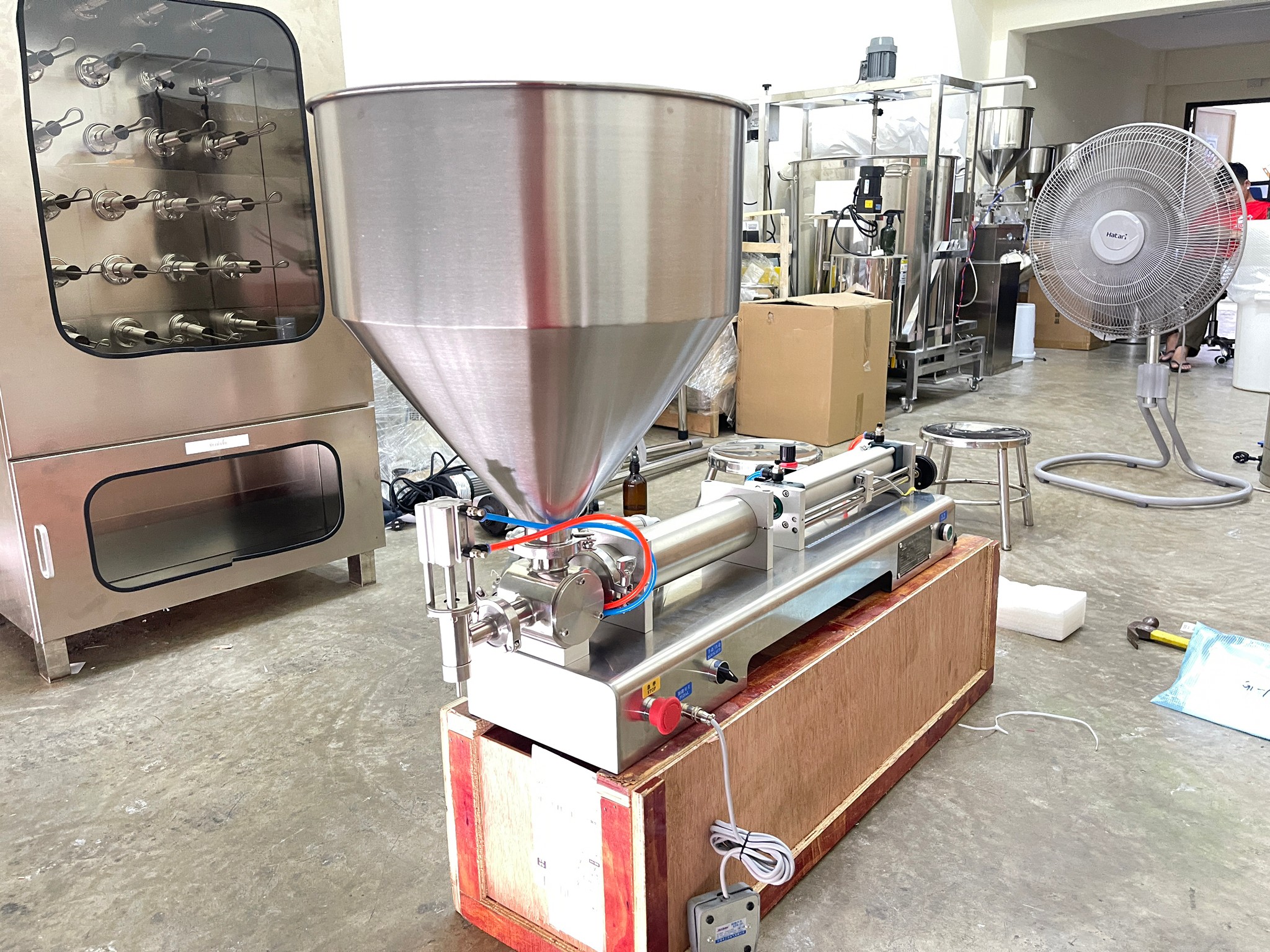 เครื่องบรรจุของเหลวแบบแนวนอน ครีม ซอสอาหาร ซอสมะเขือ G1WTD