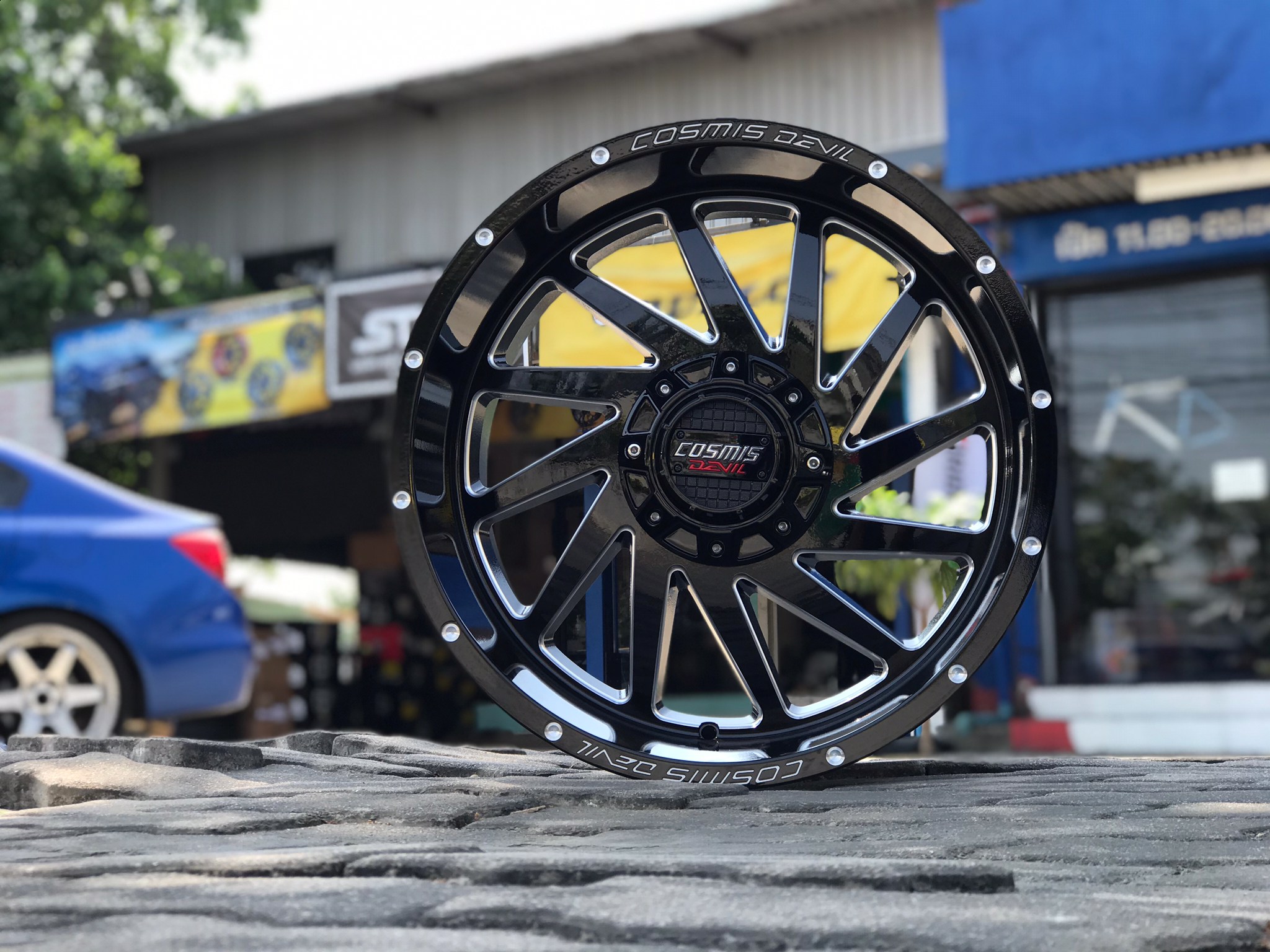 ล้อCOSMIS PIN150v ล้อใหม่ ขอบ20 กว้าง10 ออฟ-12 6x130/139.7 106.1 #COSMIS #PIN150v