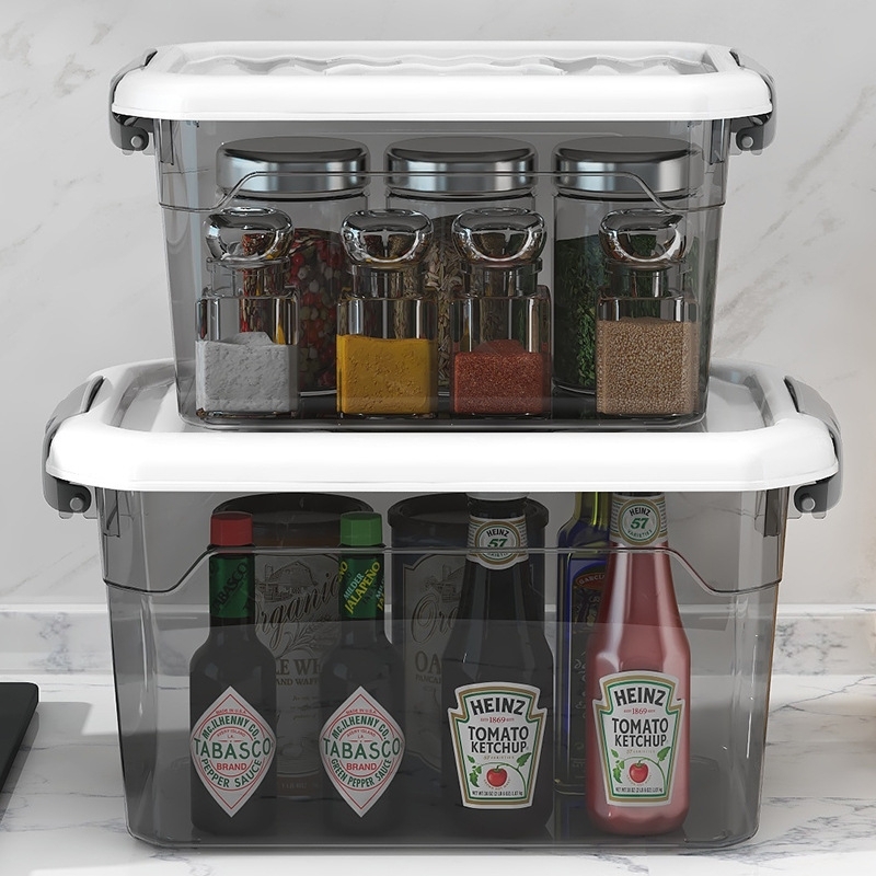 กล่องเก็บของพลาสติกใสอเนกประสงค์สำหรับใช้ในบ้าน! MCM