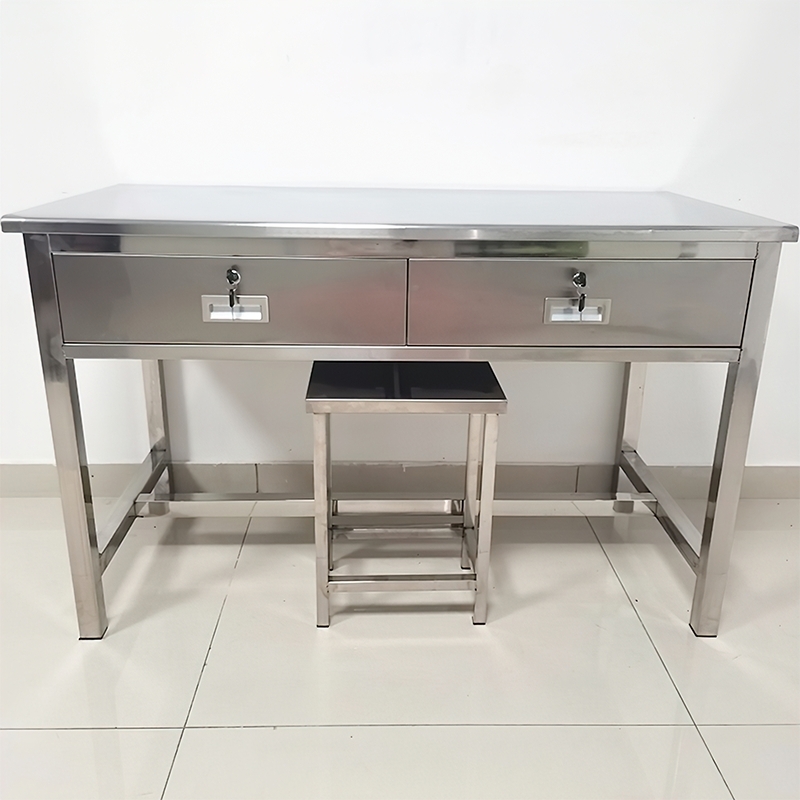 🌟 สะอาด ปลอดภัย ไร้ฝุ่น ด้วยโต๊ะและเก้าอี้สแตนเลส 304 คุณภาพสูง เหมาะสำหรับห้องคลีนรูมและโรงงานเครื่องสำอาง! 💄✨ MGC-02