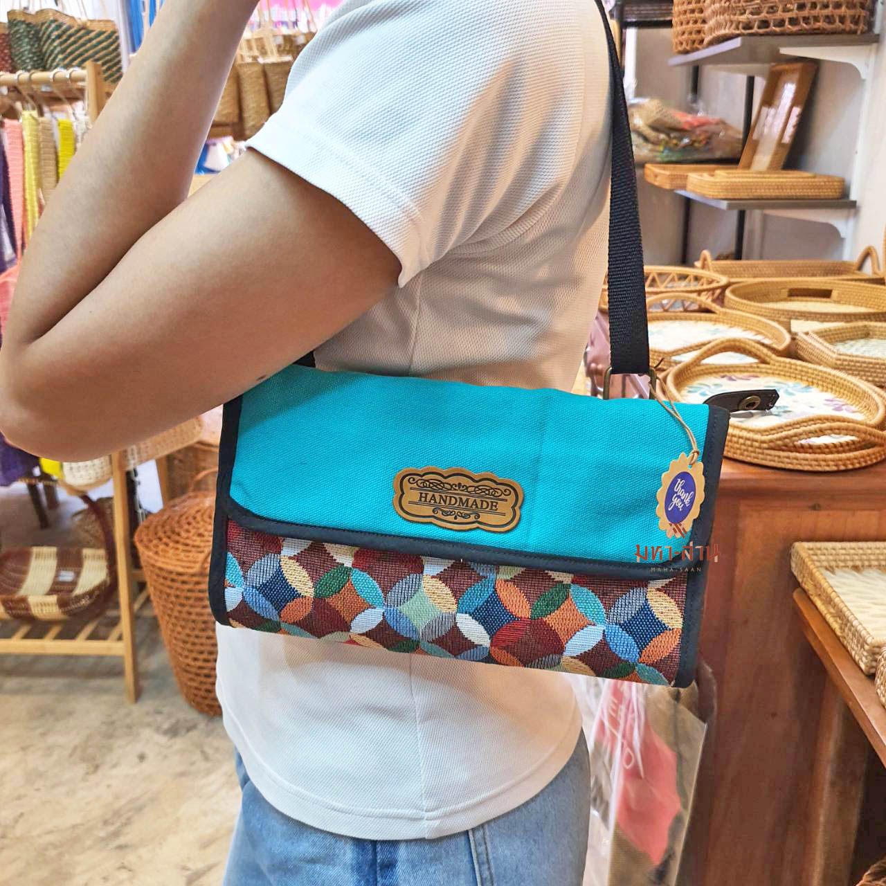 กระเป๋าคาดอก สะพายไหล่ โบโฮ สตรีทแฟชั่น 😎