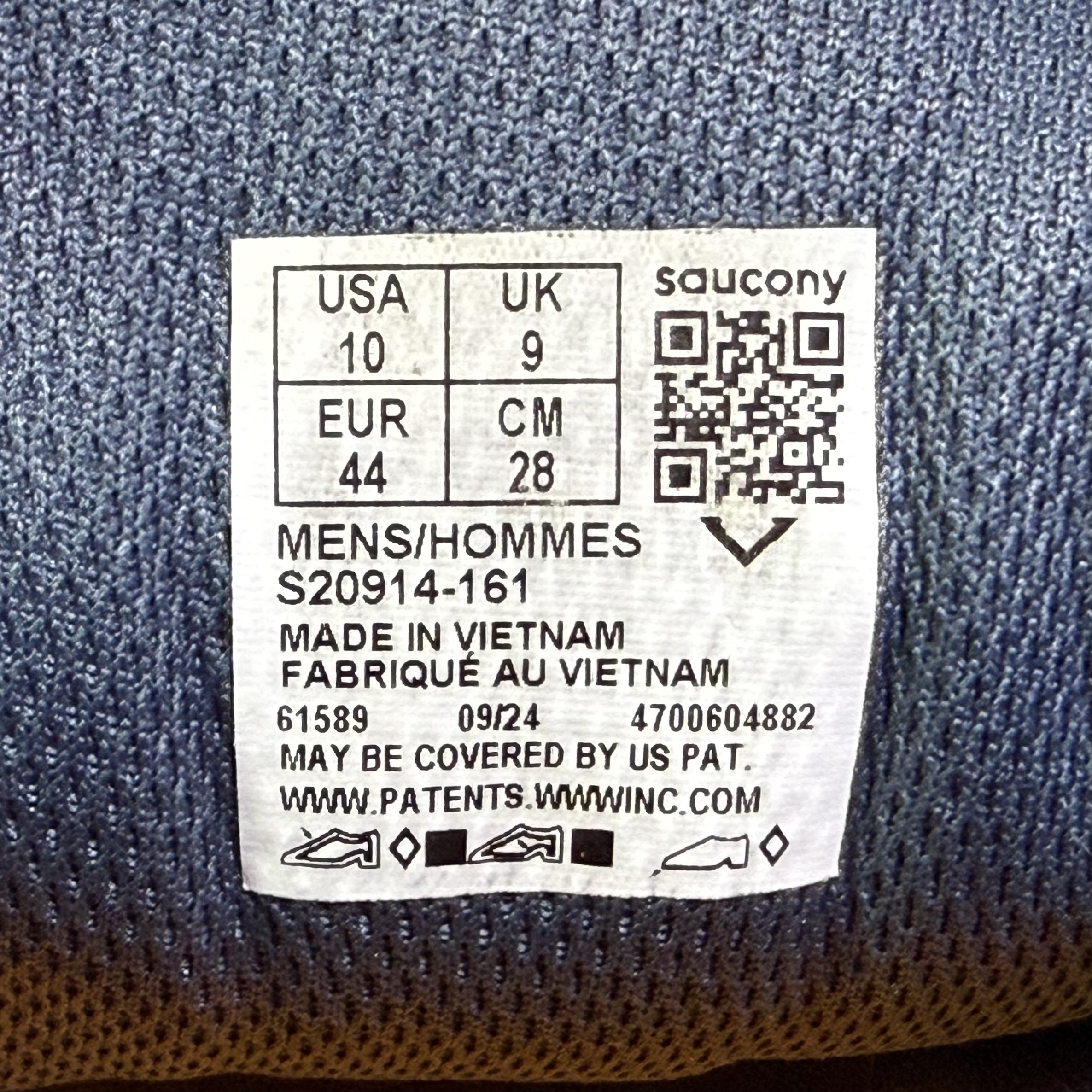 รองเท้าวิ่งเทรล Saucony Xodus Ultra 3 #มือ2 (M10US)