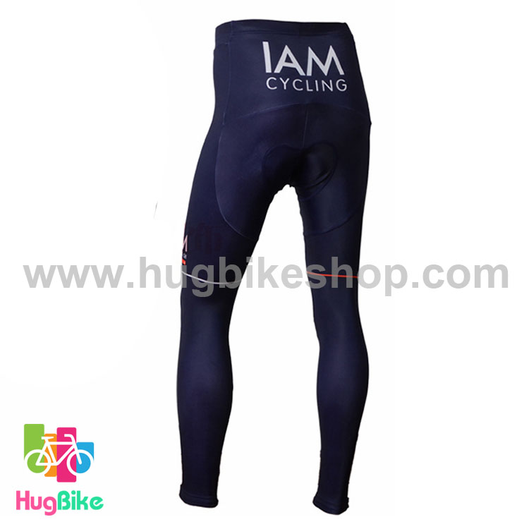 กางเกงจักรยานขายาวทีม IAM ปี 15 สีน้ำเงินแดงดำ