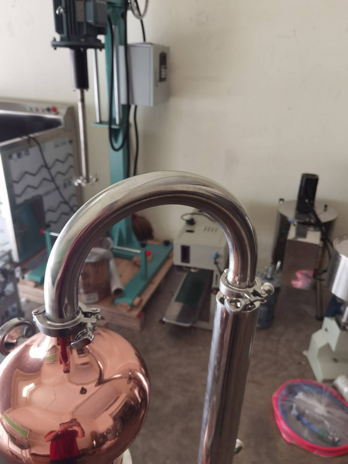 หม้อกลั่นทองแดง ทรงน้ำเต้า ขนาด 15 L