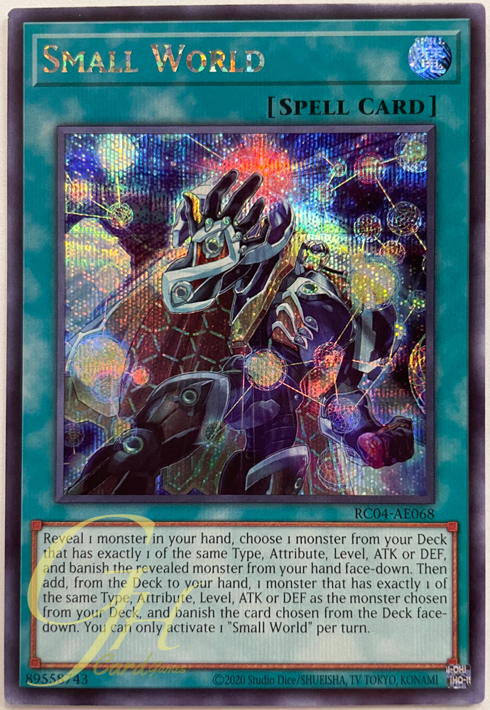 Yugioh [RC04-AE068] Small World (Secret Rare)