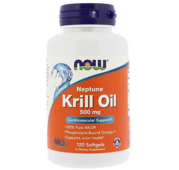 Now Foods, Neptune Krill Oil, 500 mg, 120 Softgels