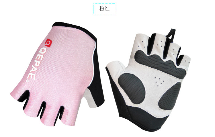 ถุงมือจักรยานครึ่งนิ้ว รุ่น QEPAE 02 อย่างดี