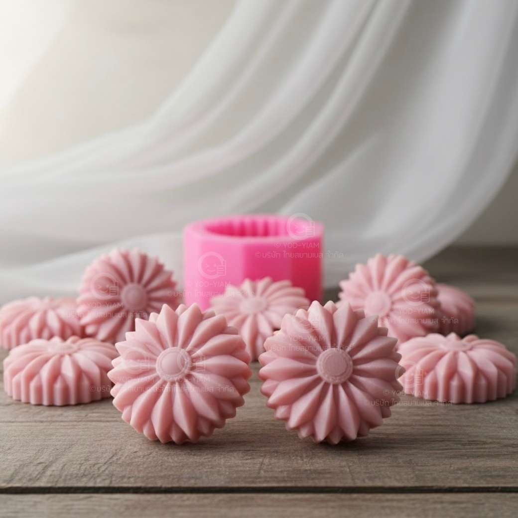 แม่พิมพ์ ดอกไม้ไทย 4 แบบ ทำอะลัวได้ 3.5cm และ 5cm