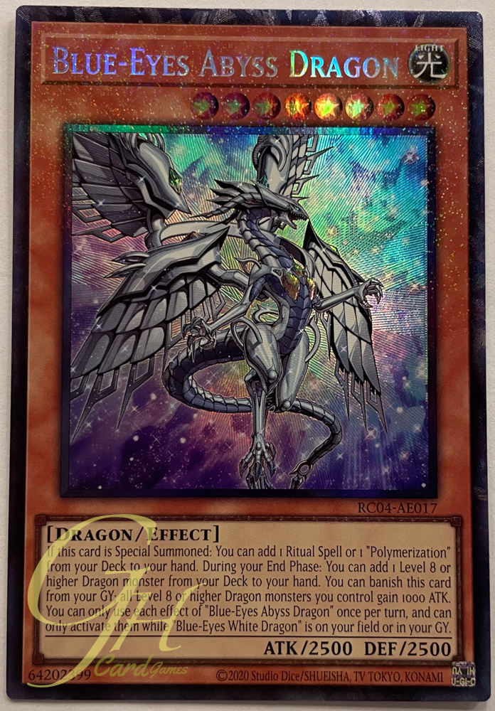 Yugioh [RC04-AE017] Blue-Eyes Abyss Dragon (Collector's Rare)