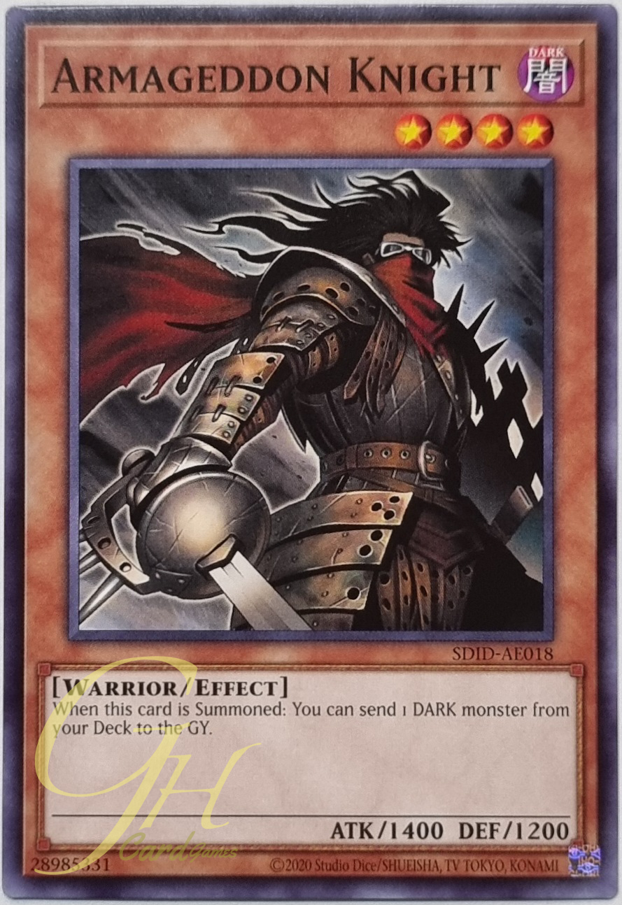Yugioh [SDID-AE018] Armageddon Knight (Common)