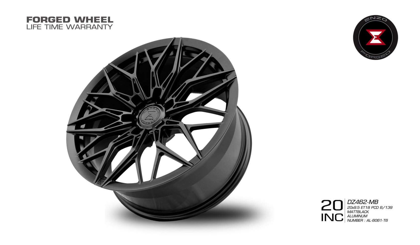 ล้อแท้ ENZO FORGED DZ462 ล้อฟอร์จแท้ ที่ STEP9
