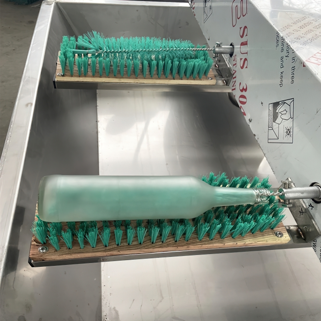 🌈15945 เครื่องทำความสะอาดขวดพลาสติก ขวดแก้ว กึ่งอัตโนมัติ รุ่น SP-6