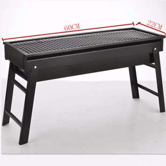 MaxDe โต๊ะบาร์บีคิว BBQ ขนาด W60 x L22 cm เตาปิ้งย่าง เตาปิ้งย่างพกพา เตาบาร์บีคิว เตาย่าง เตาถ่าน เตาบาร์บีคิว พับได้ น้ำหนักเบา เตาย่างบาร์บิคิว เตาย่างใช้ถ่าน เตาถ่านชารโคล Portable Grill Charcoal BBQ Barbecue รุ่น BBQ table 22x60 cm new step asia