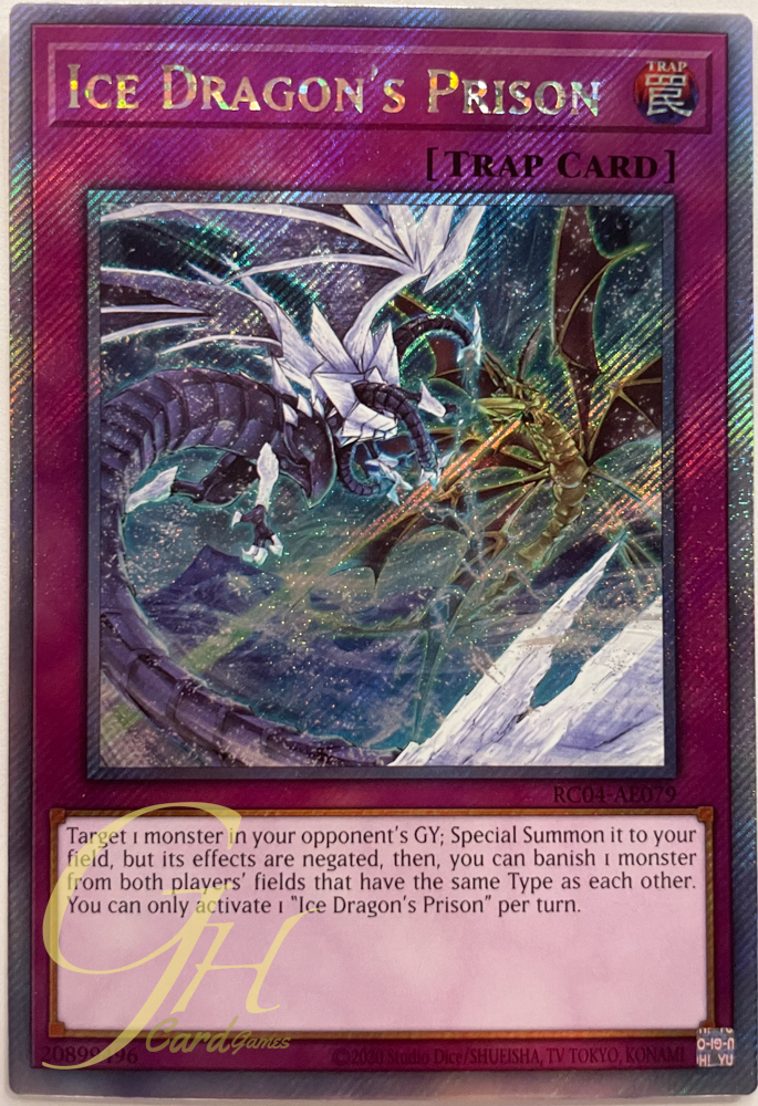 Yugioh [RC04-AE079] Ice Dragon's Prison (Extra Secret Rare)