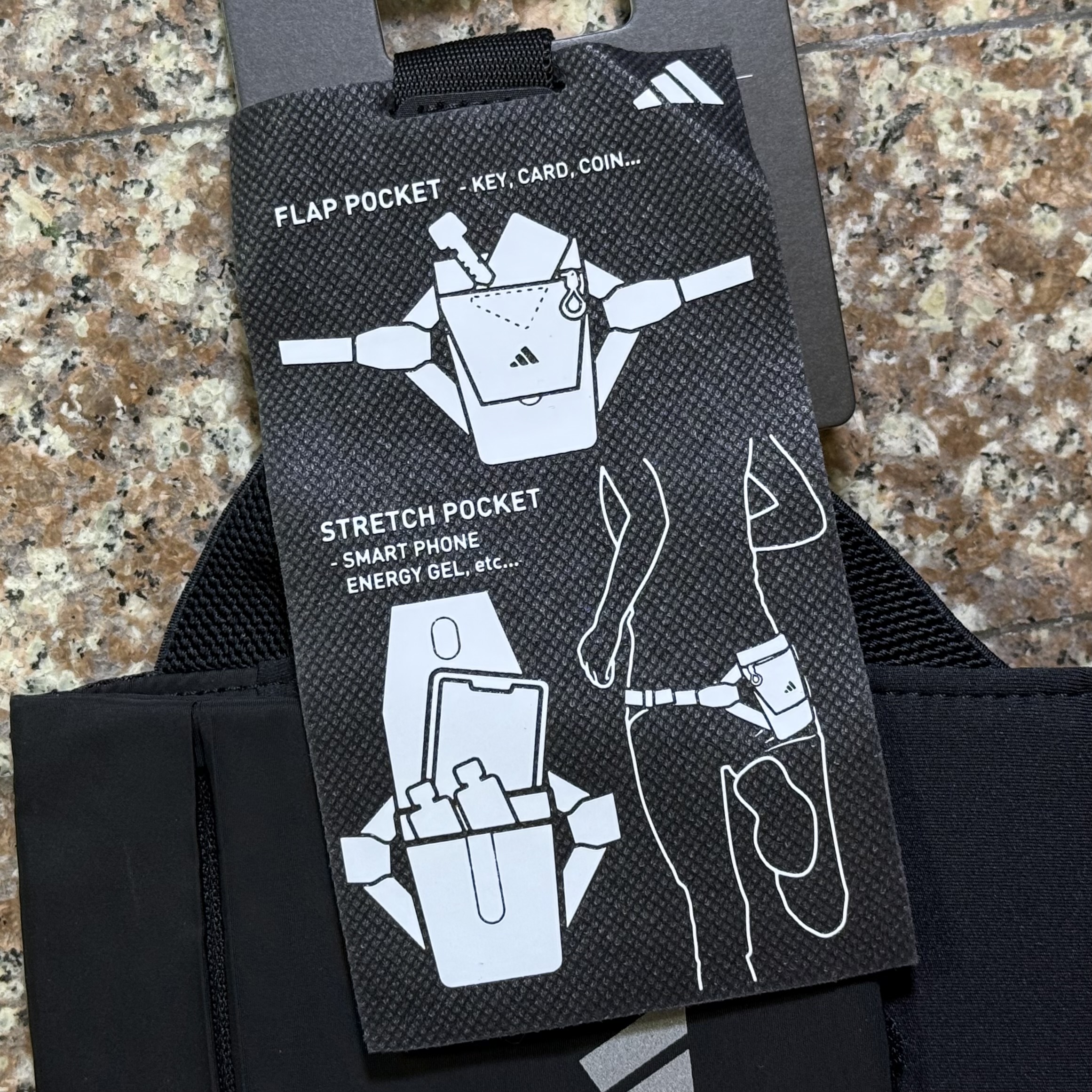 กระเป๋าวิ่ง Adidas Running Pocket Bag ‘BLACK’