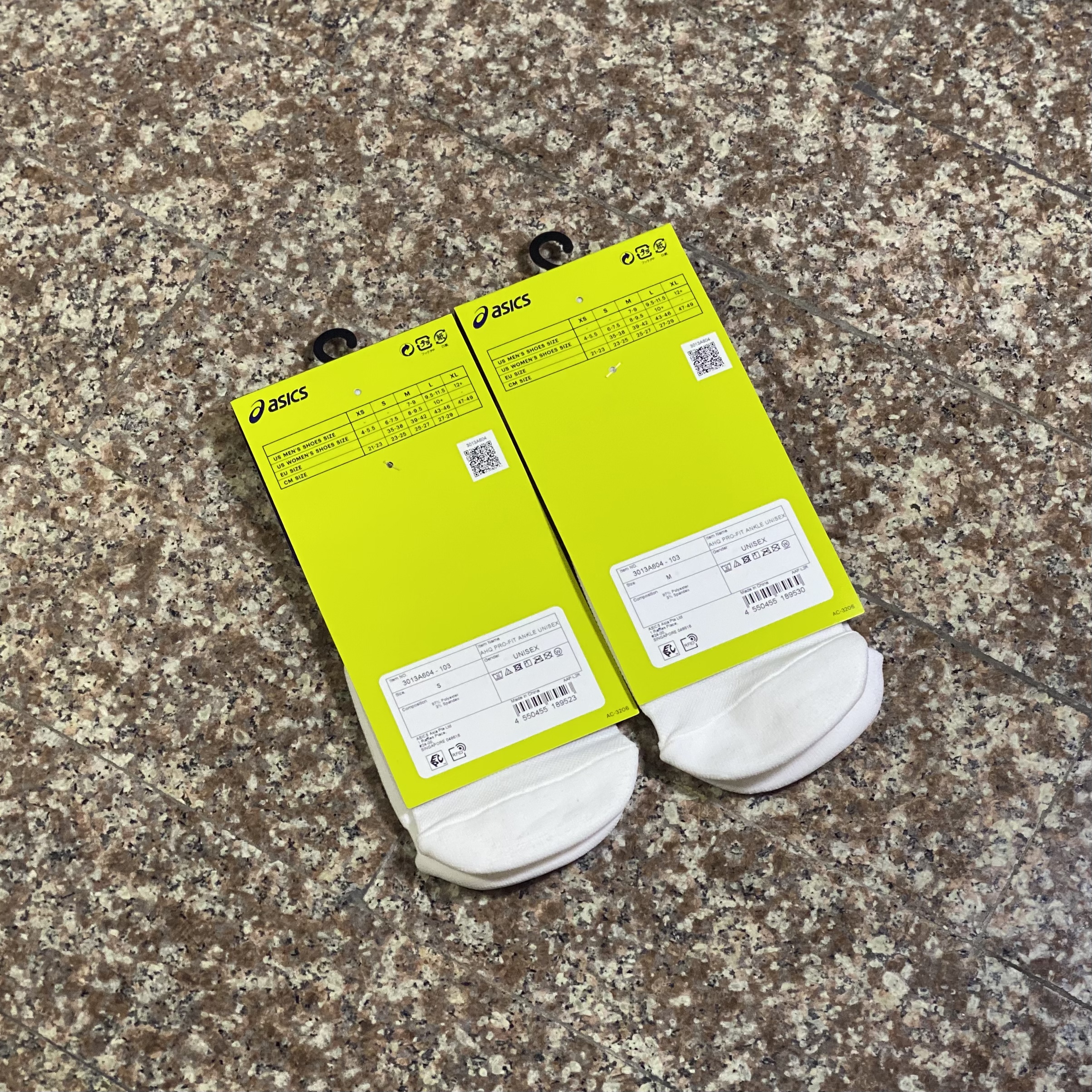 ถุงเท้าวิ่ง ASICS Pro-Fit Ankle Running Socks ‘WHITE’ (S)