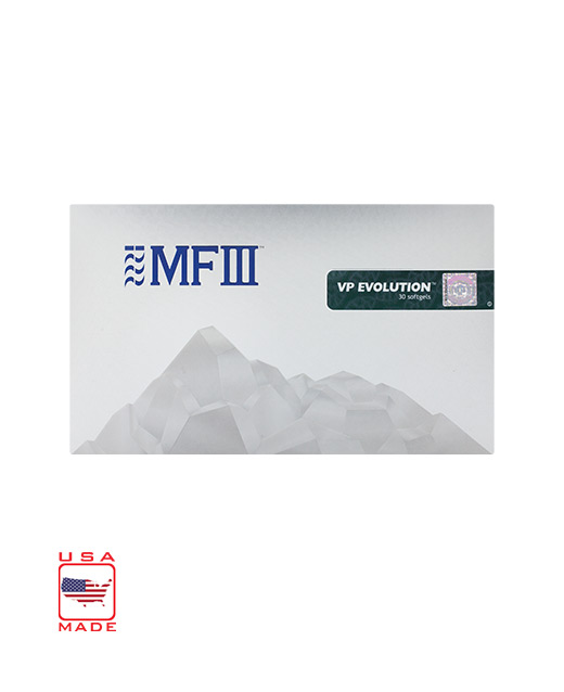NEW...MF3 VP EVOLUTION Enhanced formulation of Vegetal Placenta Extracts with botanical ingredients for skin rejuvenation, cellular renewal, cardiovascular health, and complete wellness.
