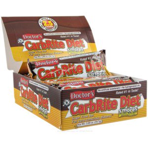 Universal Nutrition, Doctor's CarbRite Diet Bar, Sugar Free, Smores, 12 Bars, 2.00 oz (56.7 g) Each