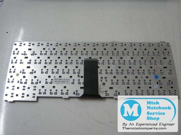 MT02512 คีย์บอร์ดโน๊ตบุ๊ค BenQ U5000, Toshiba Satellite M18 M19 M21 - K011126E1 Keyboard Notebook (สีดำ, สินค้าใหม่, แป้นพิมพ์ English) 1