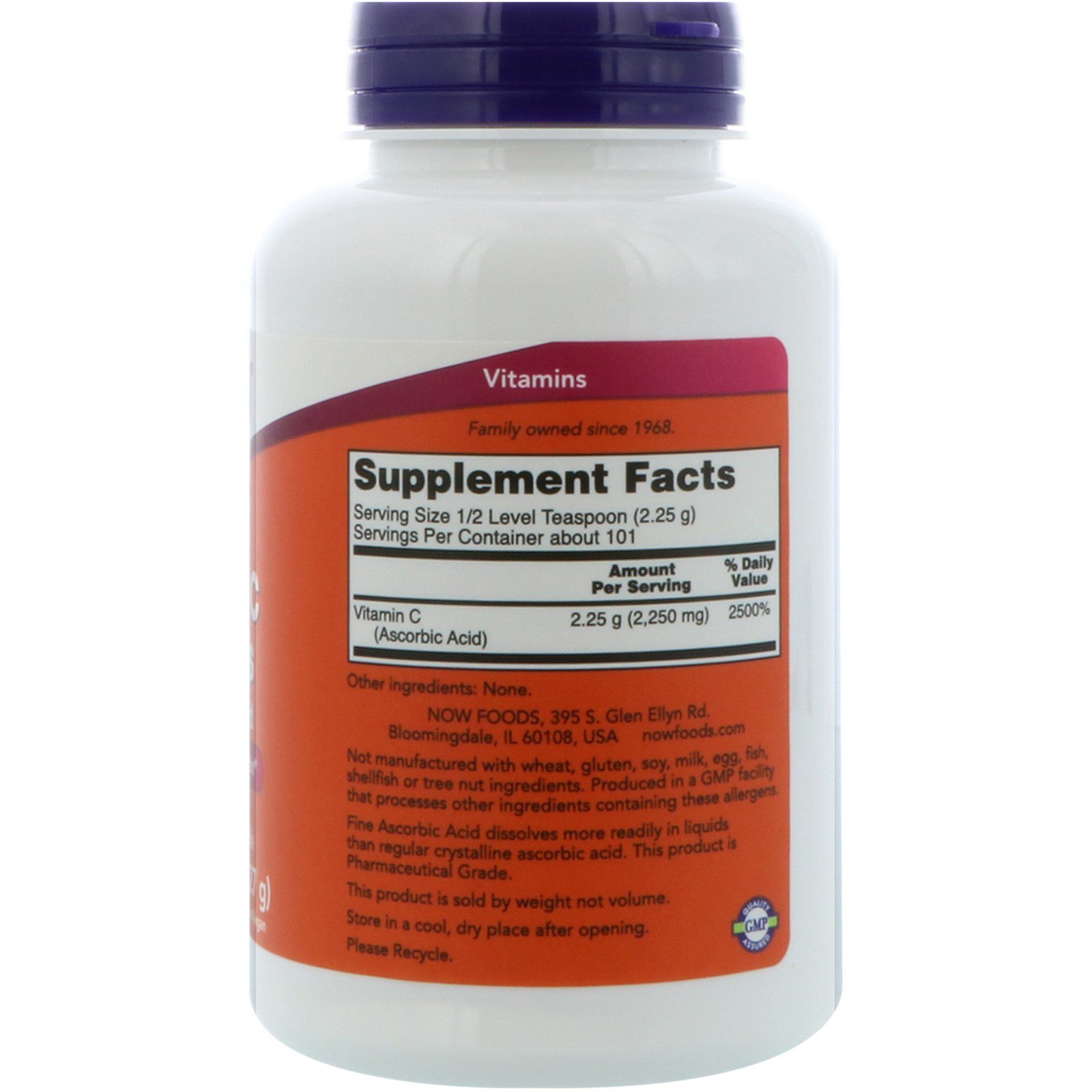 Now Foods, Vitamin C Crystals, 8 oz (227 g)