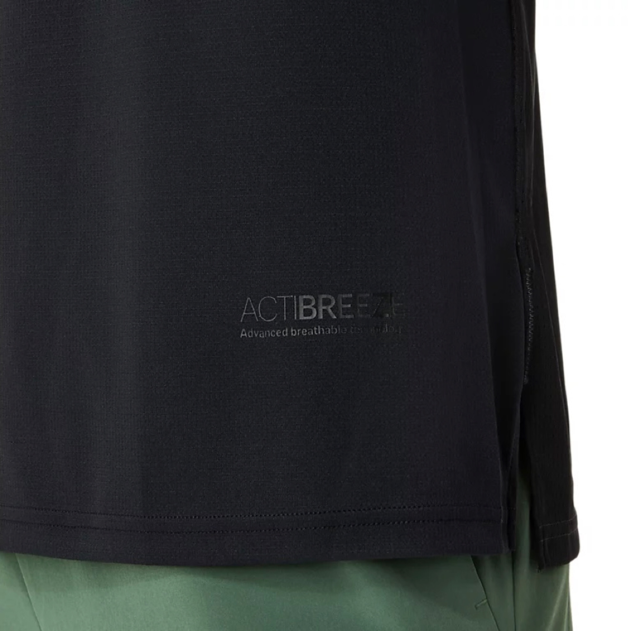 เสื้อวิ่ง ASICS ActiBreeze Jacquard Knit Running Shirt ‘BLACK’ (S,M)