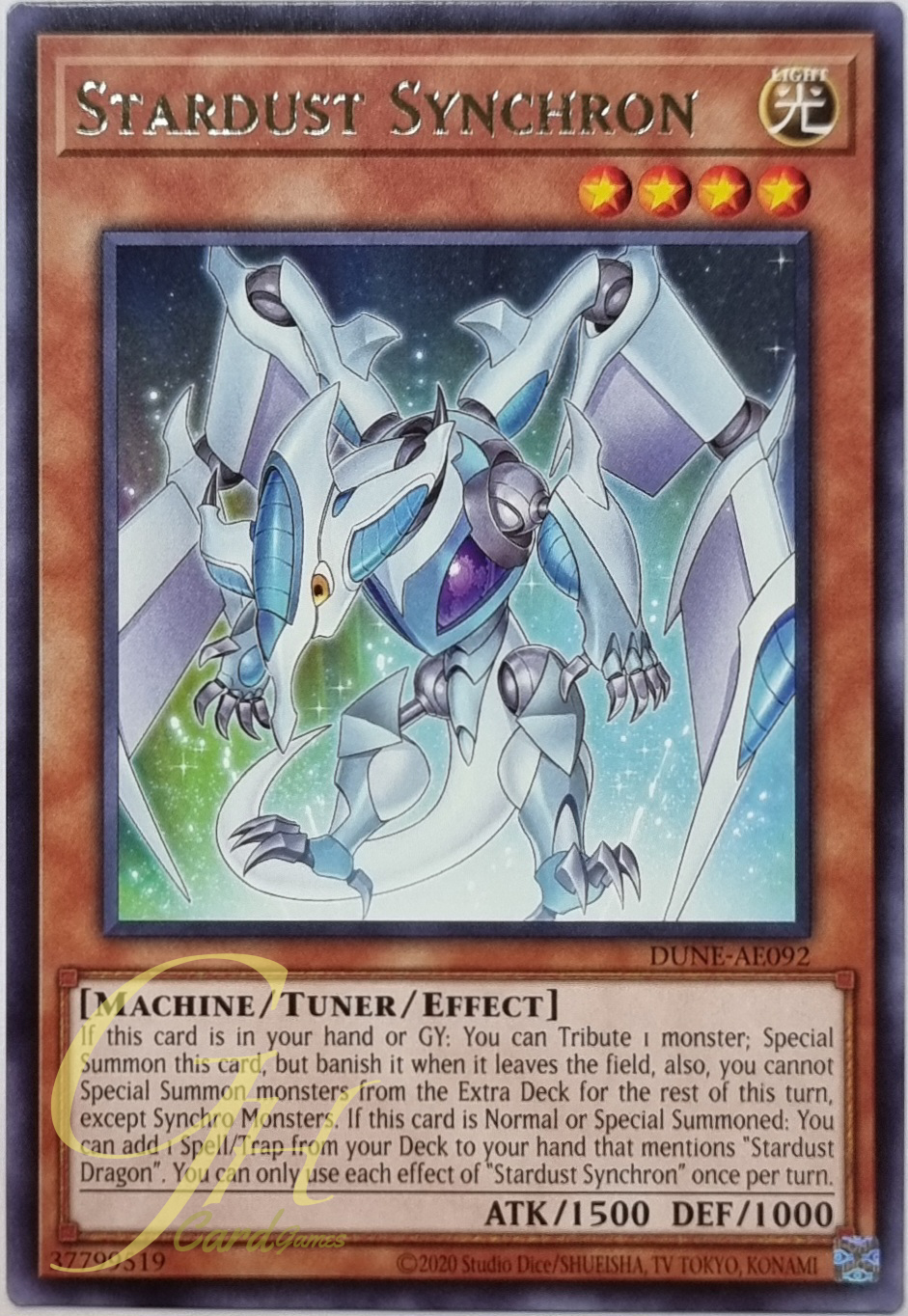 Yugioh [DUNE-AE092] Stardust Synchron (Rare)
