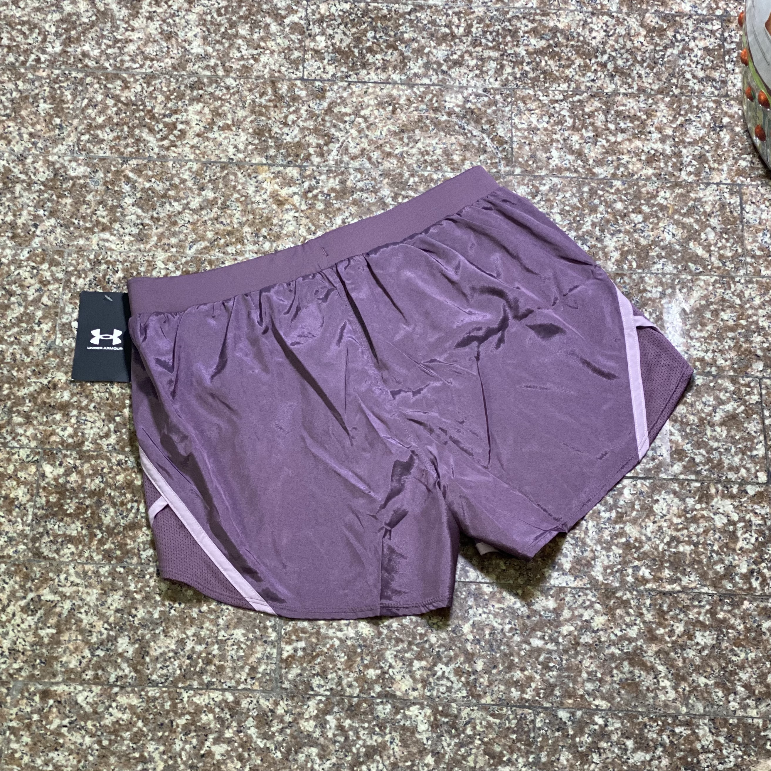 กางเกงวิ่ง Under Armour Fly By 2.0 Dobby Running Shorts Women (XS,SM)