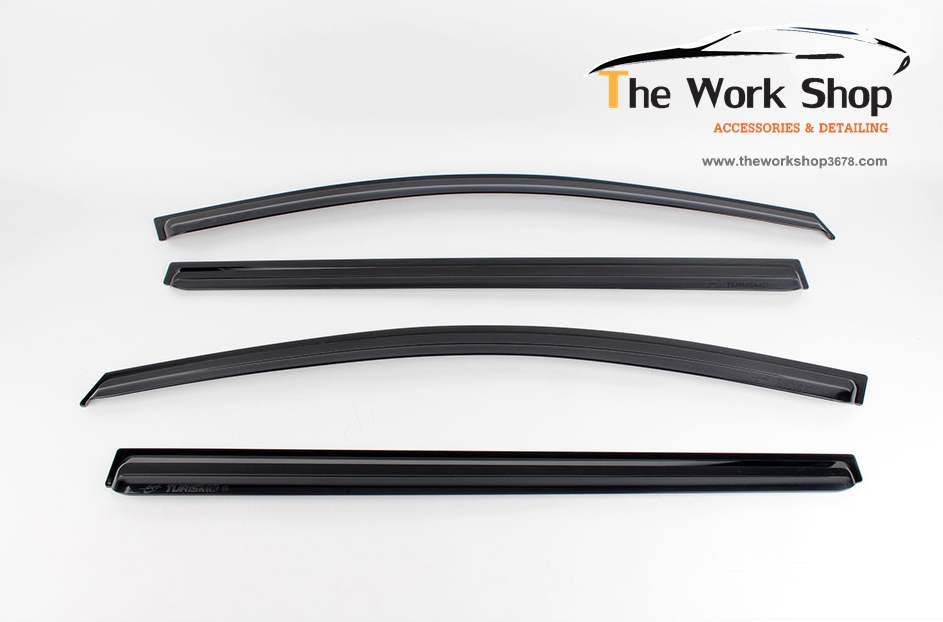 Smoke Door Visor for Starvic - กันสาดสีดำ