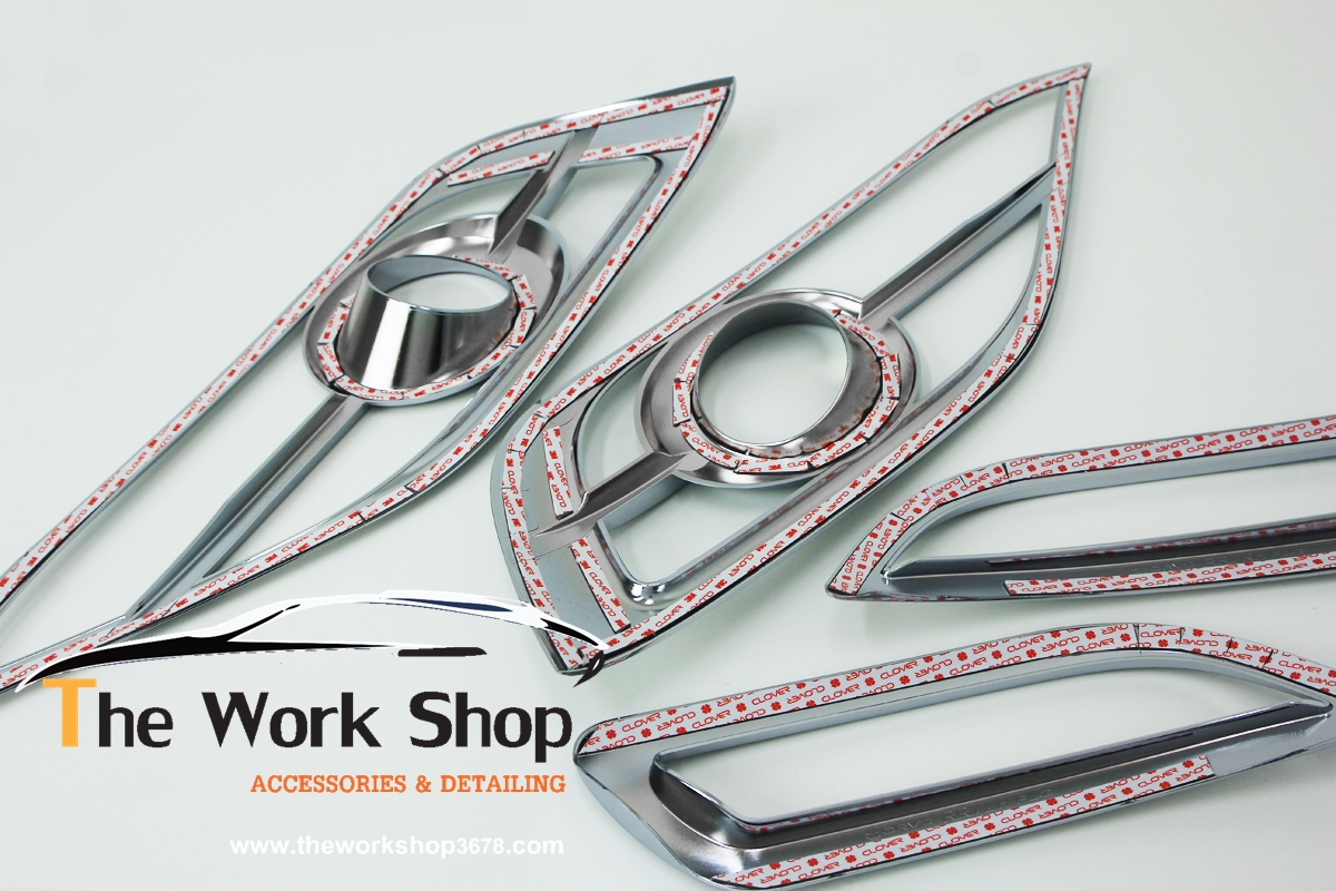 Fog Lamp Garnish for CR-V ( โครเมี่ยมแต่งไฟตัดหมอก และแต่งไฟทับทิมท้ายรถ )