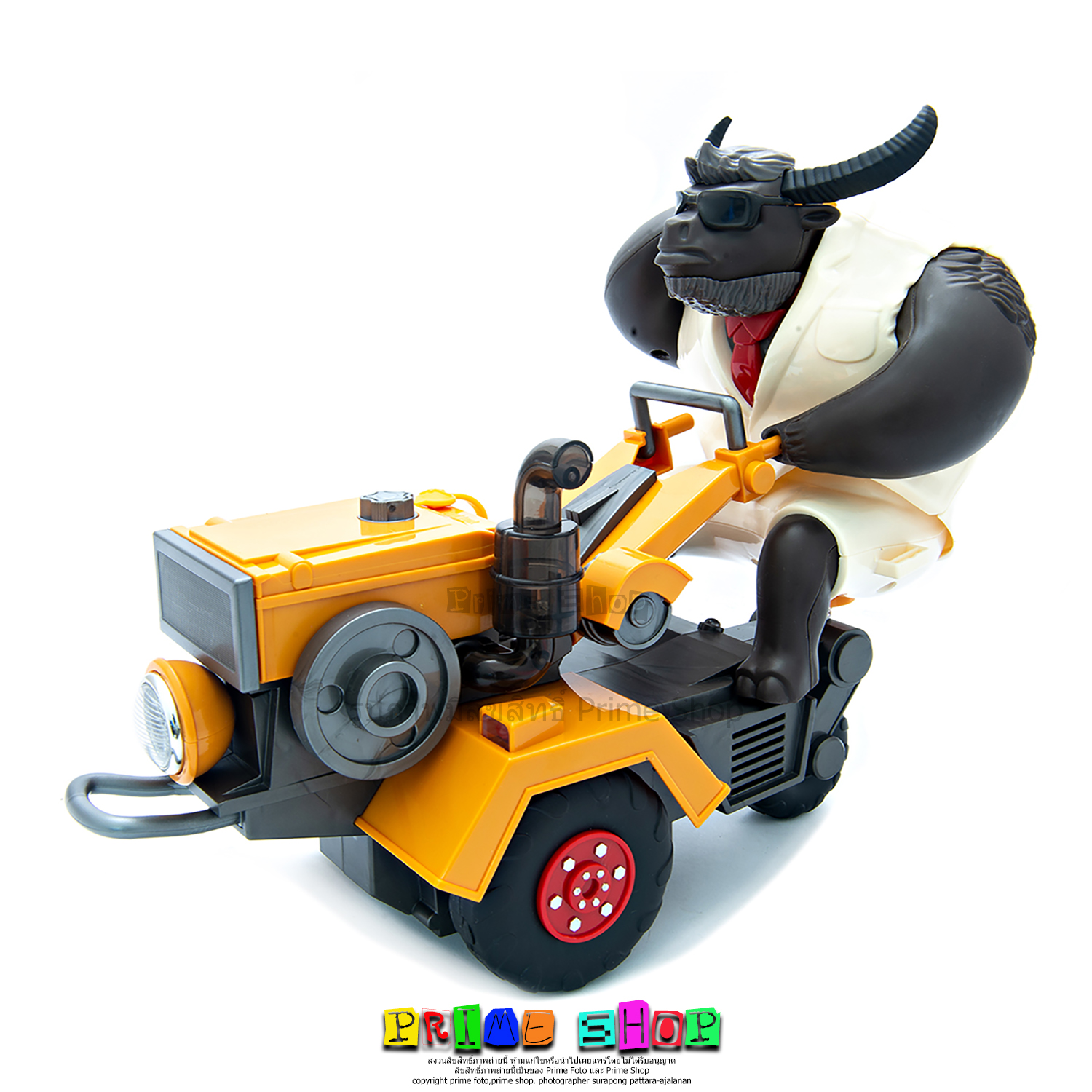 รถไถ มิสเตอร์คาว วิ่งและหมุน 360 องศา