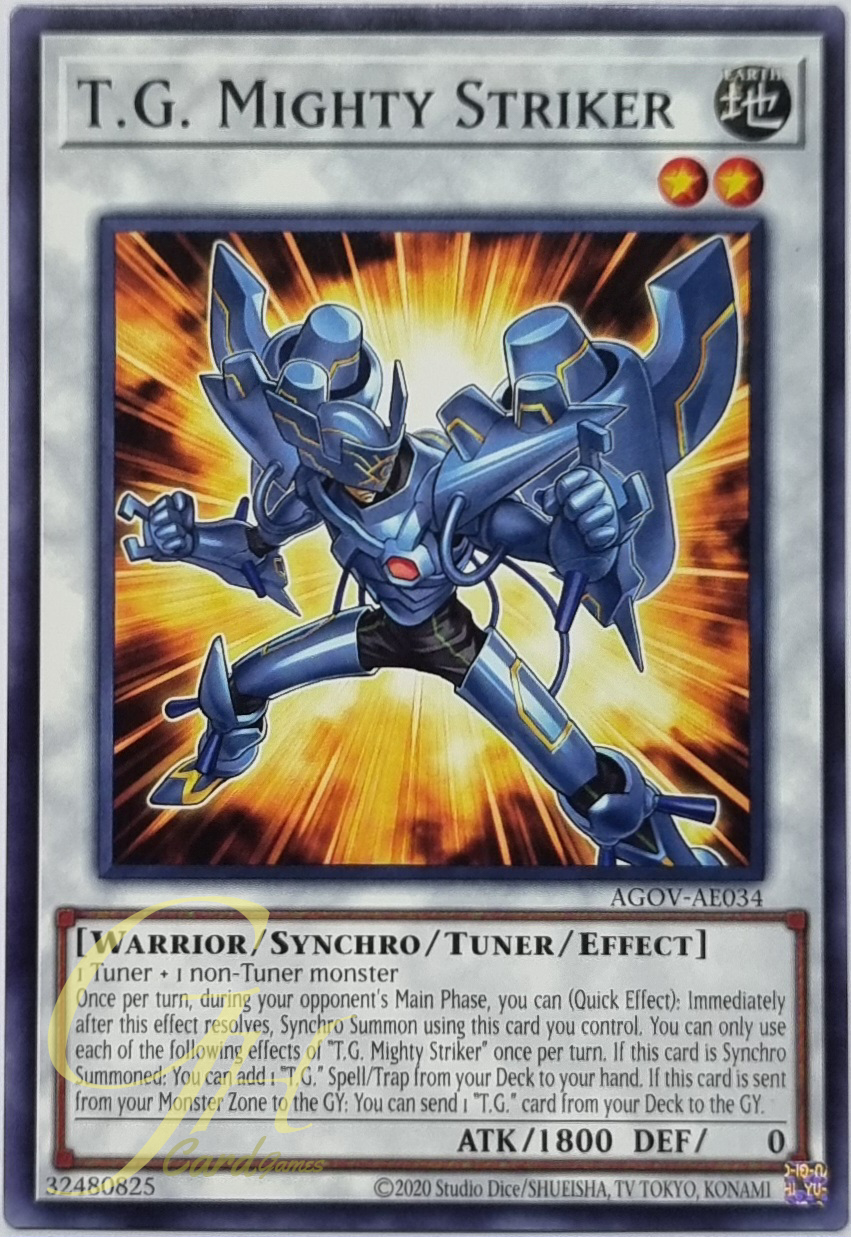 Yugioh [AGOV-AE034] T.G. Mighty Striker (Common)