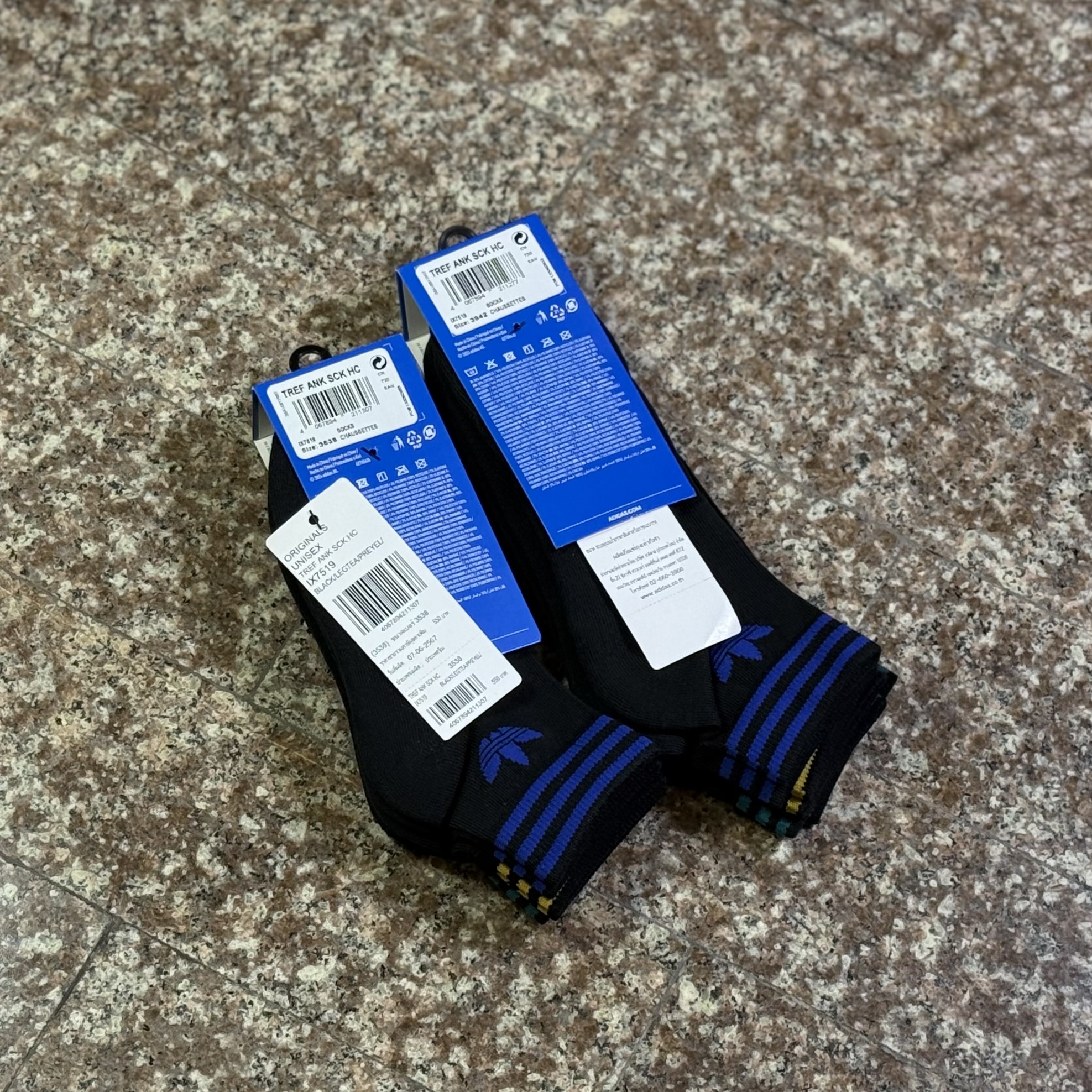 ถุงเท้า Adidas Originals Trefoil Ankle Socks #แพค3คู่ (S,M)