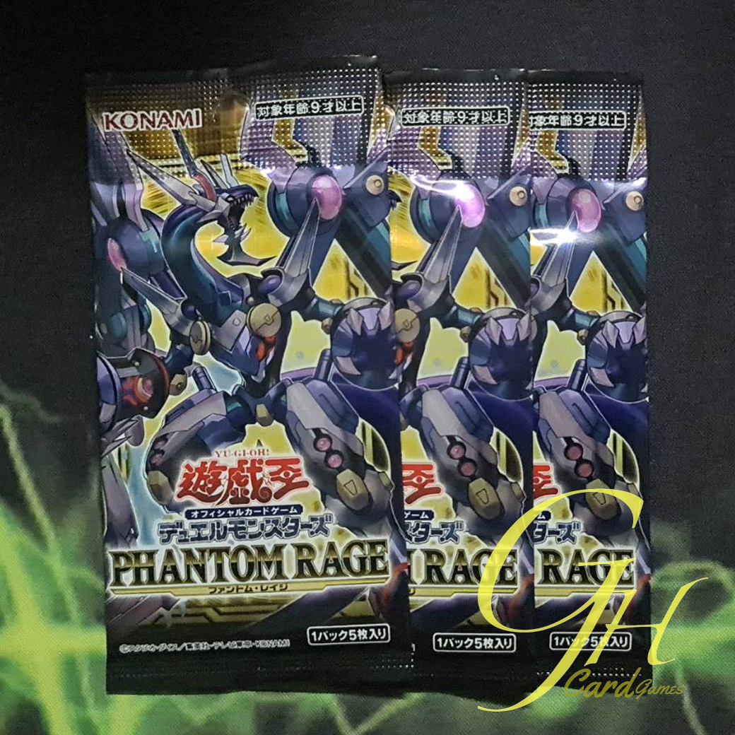 [PHRA-03Pack] Yu-Gi-Oh's Booster Pack 「Phantom Rage」 แบบ 3 ซอง