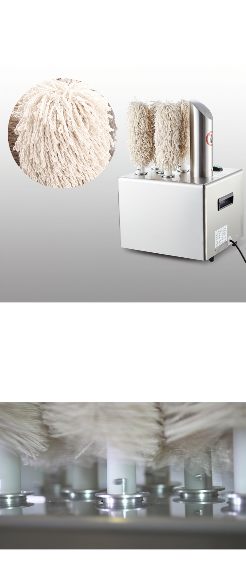 เครื่องเช็ดแก้วไวน์ 5 หัว แบบไฟฟ้า เครื่องเช็ดแก้วไวน์ความเร็วสูง SME LUP-01