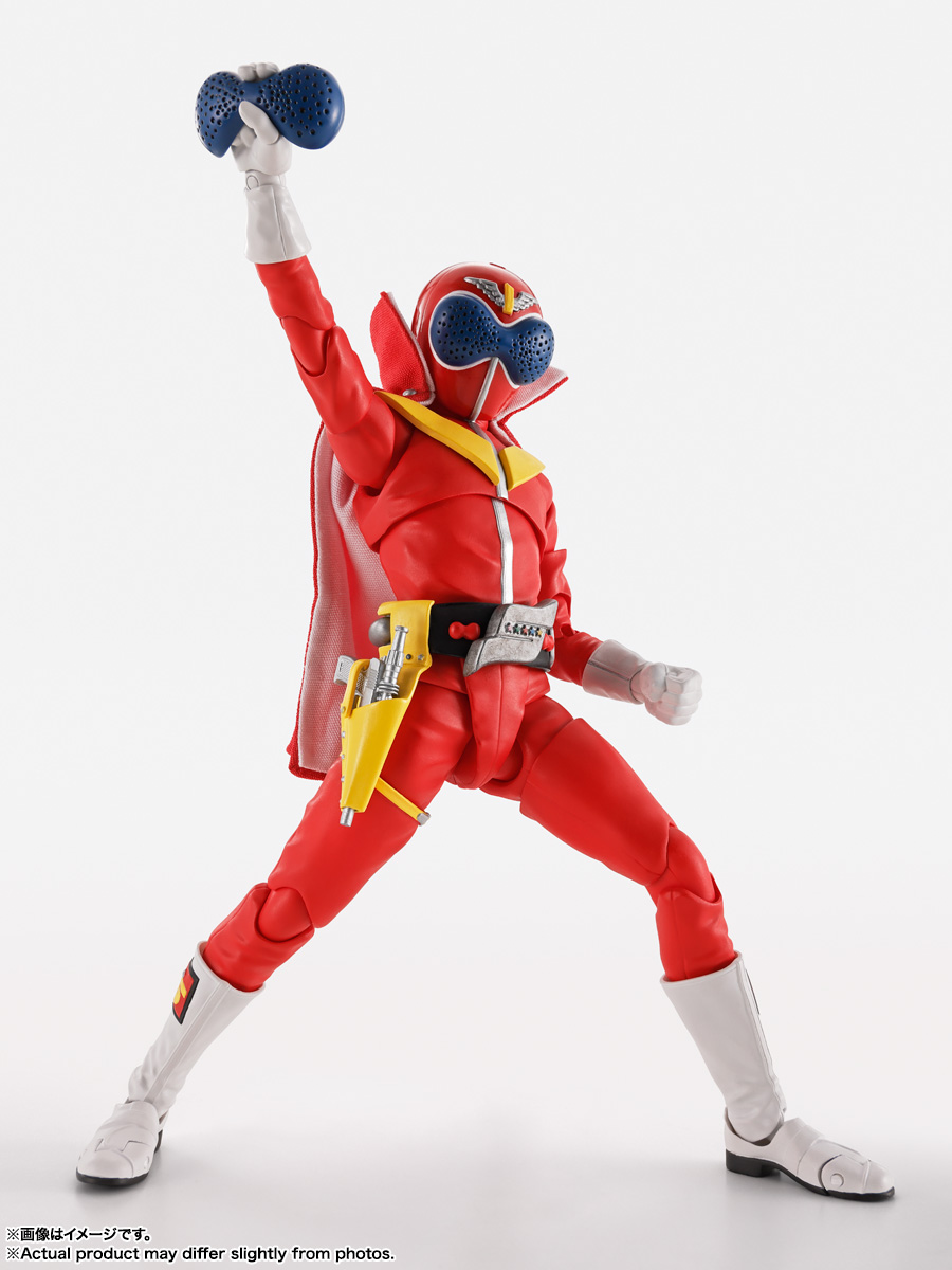 S.H.Figuarts (SHINKOCCHOU SEIHOU) AKARENGER Super Sentai 50th Anniversary Ver. (First press limited pedestal included)