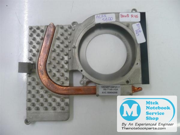 MT00977 ฮีทซิ้งค์ระบายความร้อนโน๊ตบุ๊ค Acer Aspire 5600 - 13GNEP1AM141-1 Cooling Heatsink (สินค้ามือสอง) 2