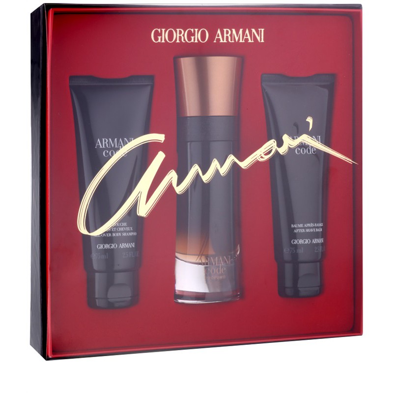 น้ำหอมแท้ SET 3 ITEMS GIORGIO ARMANI CODE PROFUMO FOR MEN EAU DE PARFUM SPRAY
